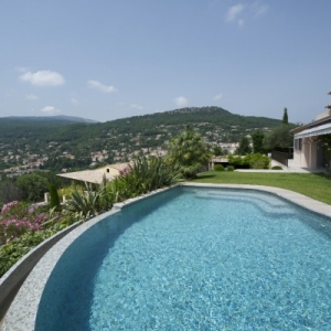 Mosaique piscine grise PIERRE